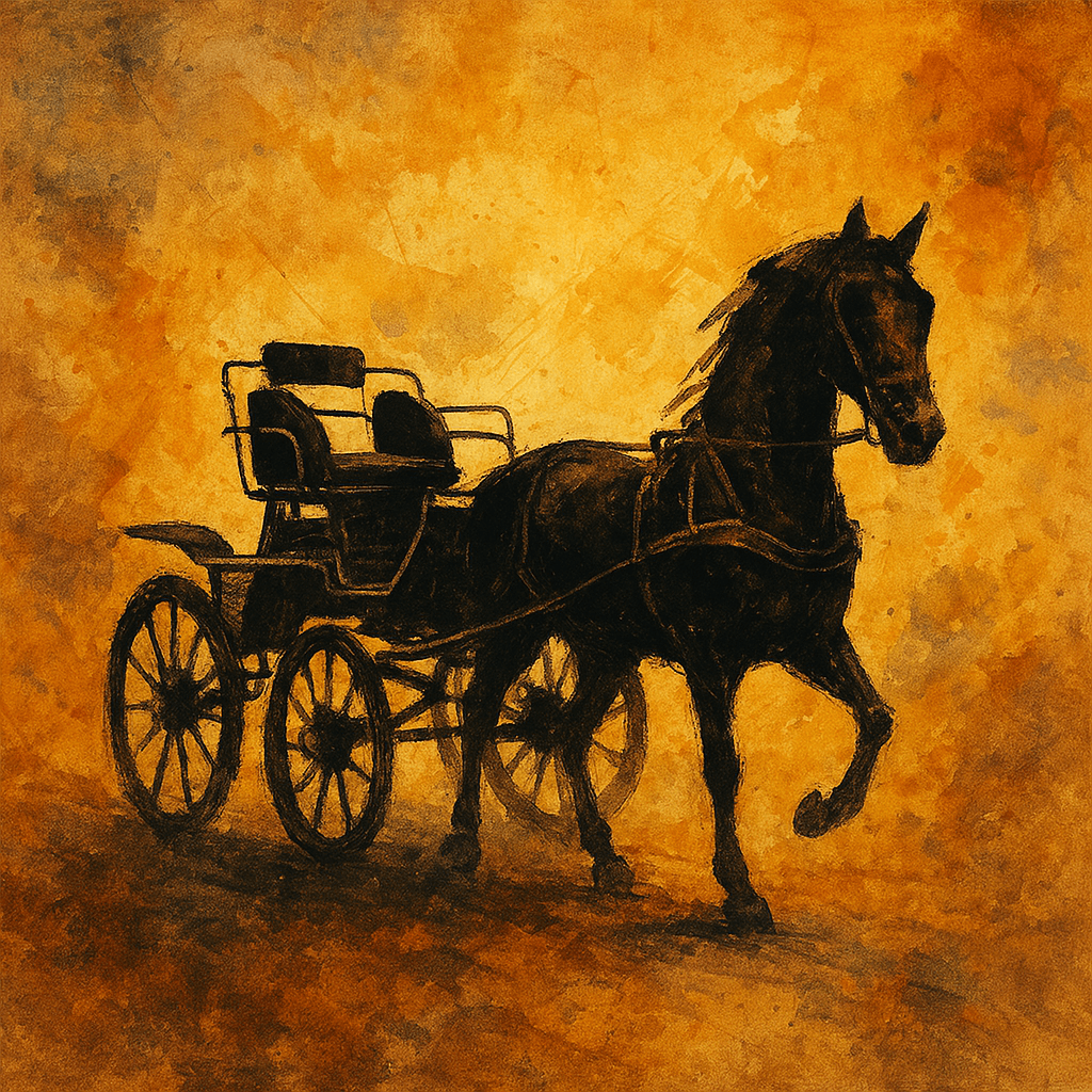 Horse with Kutzmann Carriage